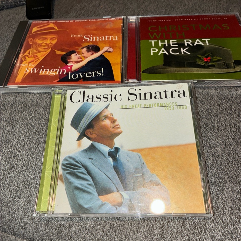 Frank Sinatra CD Lot (3) His Great Performances. Songs For Swingin’ Lovers, Xmas